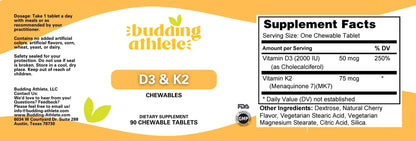 Vitamin D3 + K2 Chewables
